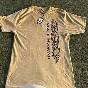 Maui Hawaii Tan Graphic Tee